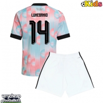 Belgium Dodi Lukebakio #14 Replica Away Minikit World Cup 2026 Short Sleeve (+ pants)